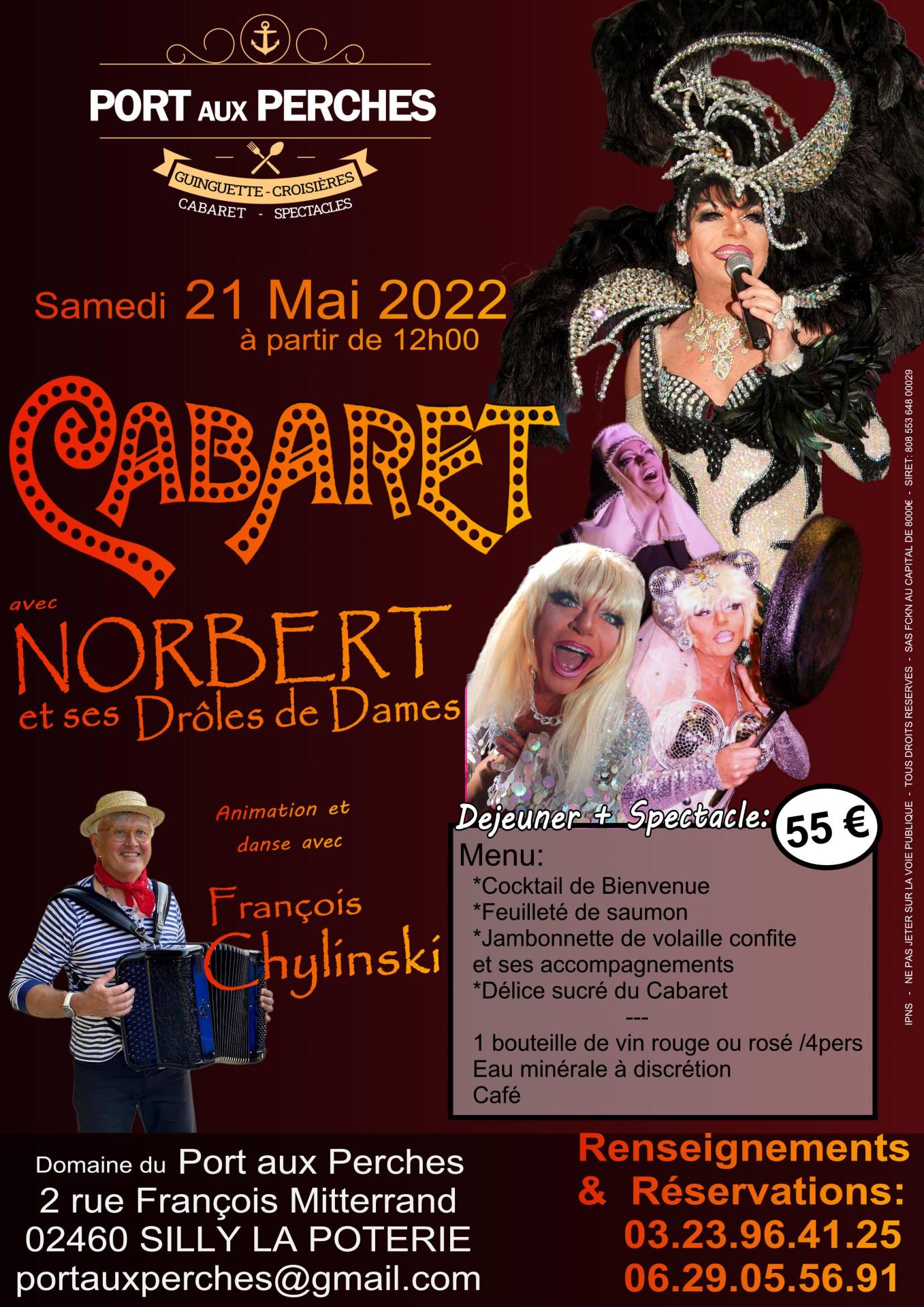21 mai 2022 cabaret norbert port aux perches