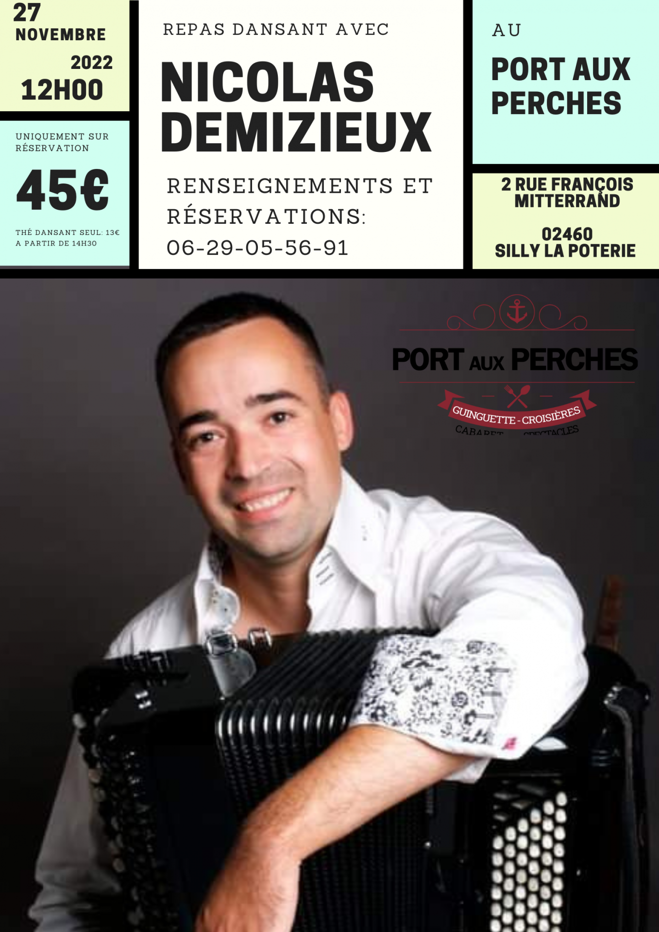 Nicolas Demizieux au Port aux Perches