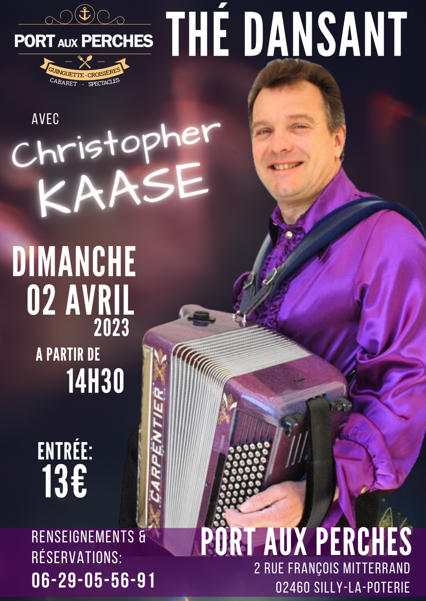 Christopher kaase the dansant port aux perches 02 avril 2023 1 