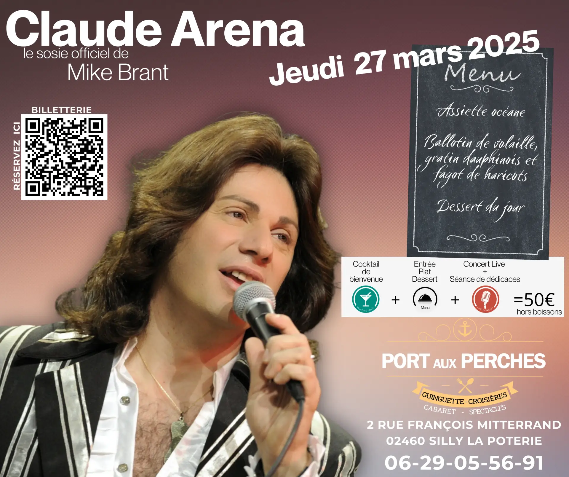 Claude arena 27 mars port aux perches